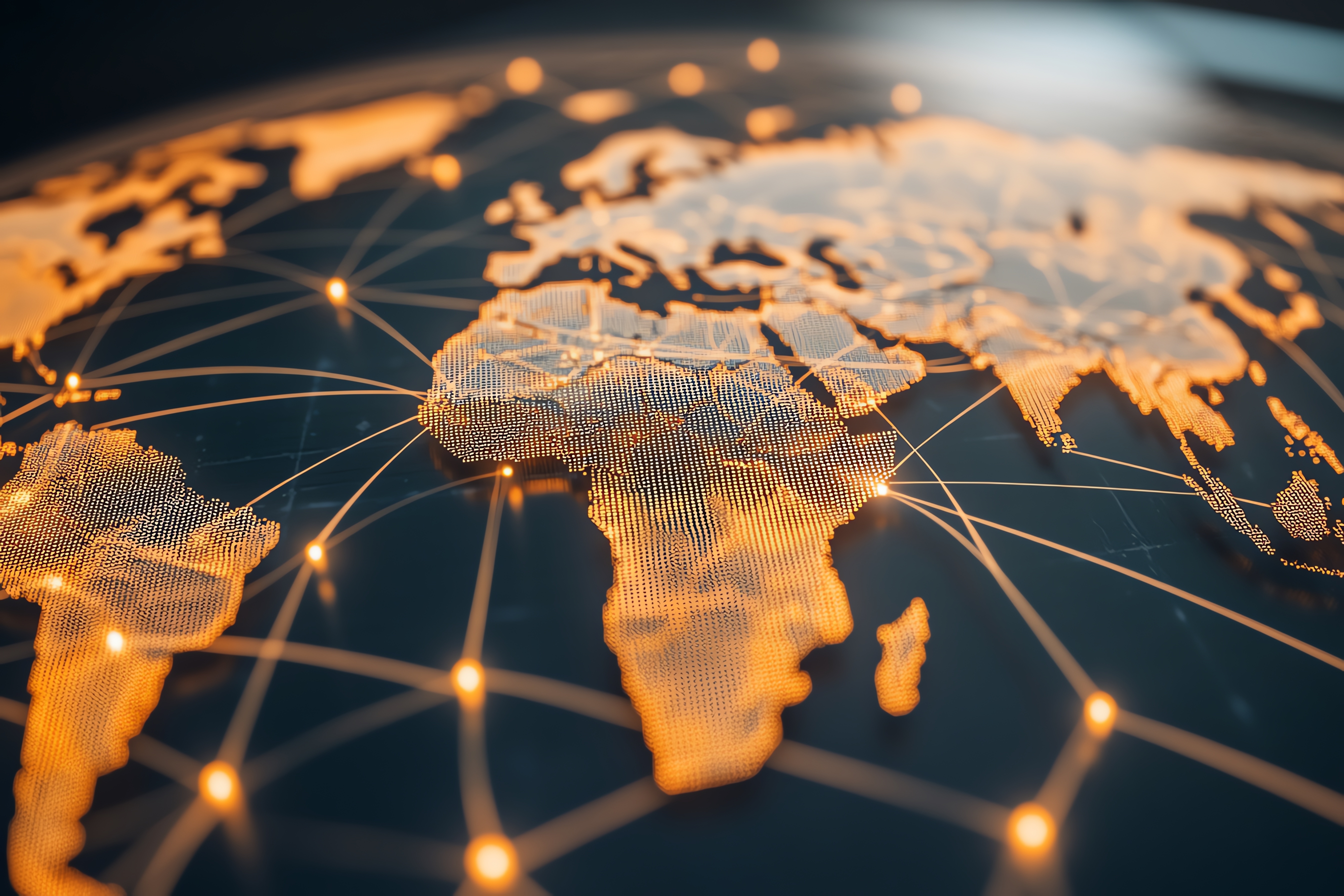 Trade routes in used clothing import and export &ndash; symbolic map