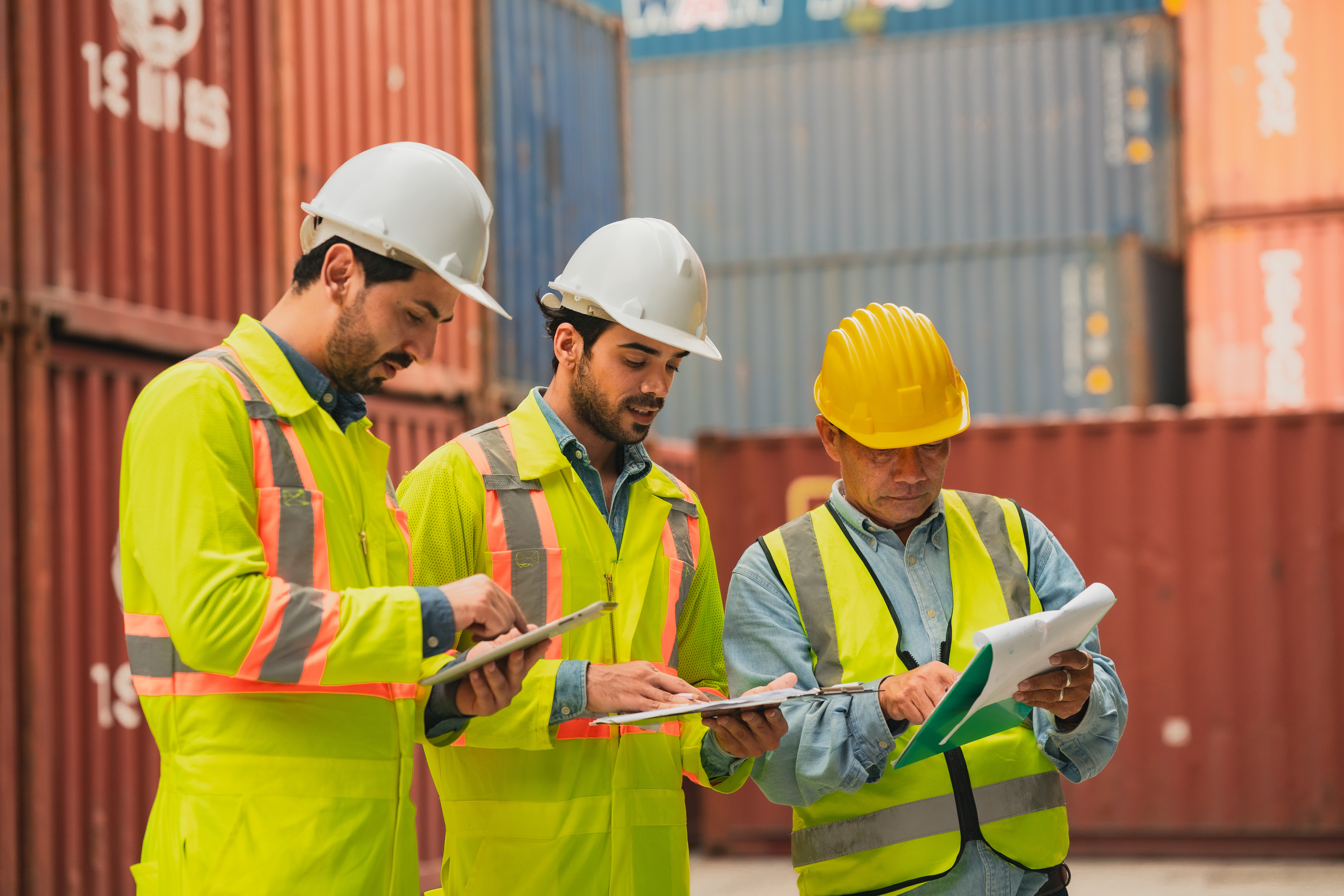 Port infrastructure and container transport in exports to Africa