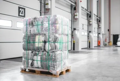 Pallet Transport Of Used Clothing Within Europe